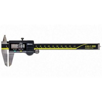 mitutoyo 500-158-30 absolute digimatic caliper with spc data output and 1.9mm diameter rod depth bar 0-150mm range