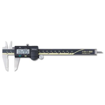 mitutoyo 500-159-30 absolute digimatic caliper with carbide tipped jaws for od measurement without spc data output 0-6