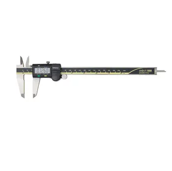 mitutoyo 500-164-30 absolute digimatic caliper with carbide tipped jaws for id and od measurement without spc data output 0-8