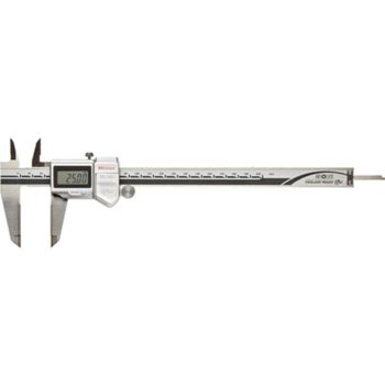 mitutoyo 500-724-20 ip67 absolute coolant proof caliper with carbide tipped jaws for id and od measurement and spc data output 0-200mm range