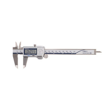 mitutoyo 500-737-20 ip67 absolute coolant proof caliper with carbide tipped jaws for id and od measurement and spc data output 0-6