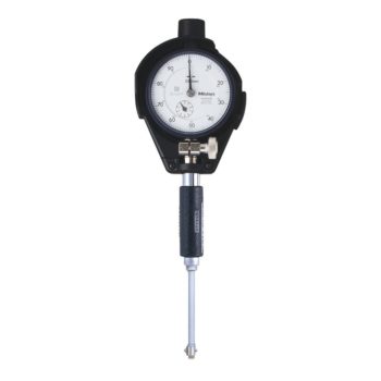 mitutoyo 511-211-20 dial bore gage for small holes 6-10mm range .01mm graduations with 9 anvils 1 spacers