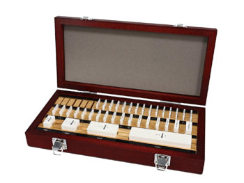 mitutoyo 516-224-26 grade as-2 ceramic square gage block set 36 piece