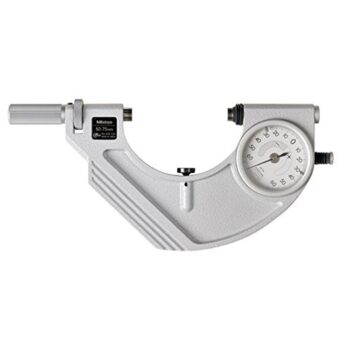 mitutoyo 523-123 dial snap meter micrometer 50-75mm range
