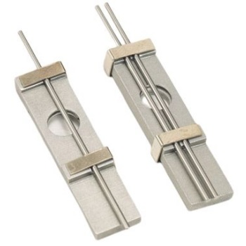 mitutoyo 64aaa255 3-wire thread measuring system on holders 0.35mm pitch diameter metric