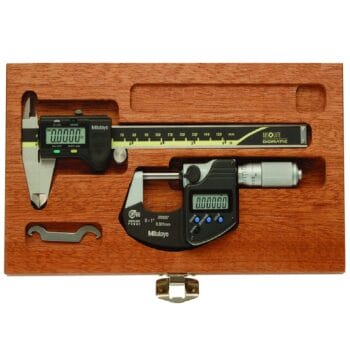 mitutoyo 64pka077b 2 piece digimatic tool kit measuring set