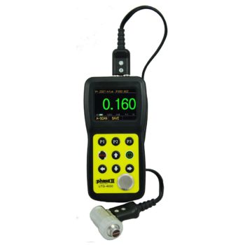 phase ii utg-4000 ultrasonic thickness gage with a and b scan and thru coating capability