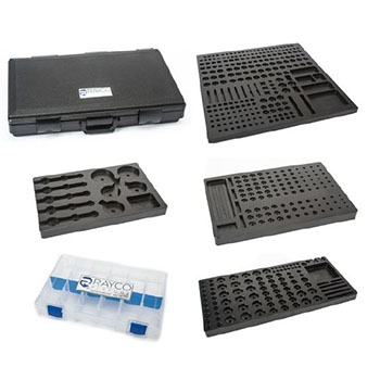 rayco r4-mct component trays and case