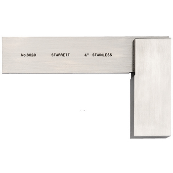 starrett # 3020-4 toolmakers' grade stainless steel square