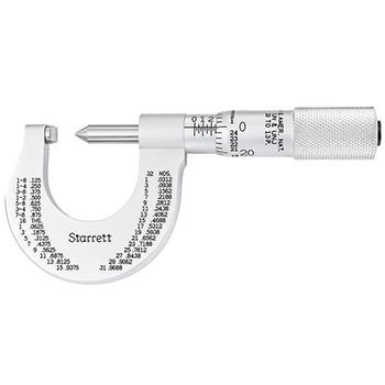 starrett # 575bp screw thread micrometer
