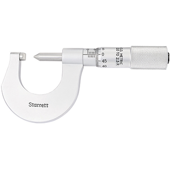 starrett # 575mbp screw thread micrometer