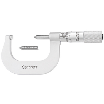 starrett # 585mcp screw thread micrometer