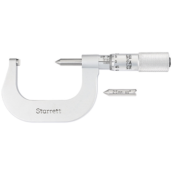 starrett # 585mdp screw thread micrometer