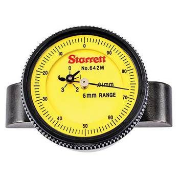 starrett # 642mz top reading dial depth gage metric