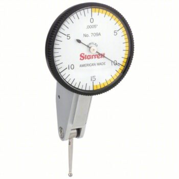 starrett 708bcz white face dial test indicator set