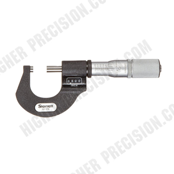 Starrett 216FL-1 Digital Micrometer with Friction Thimble: 0-1″