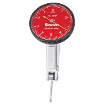 starrett r708acz dial test indicator with dovetail mount