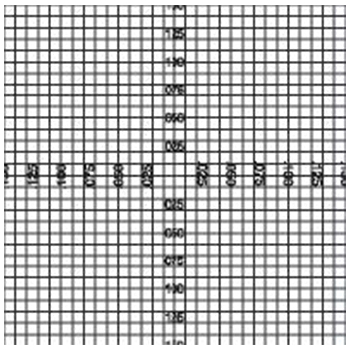 suburban tool oc-2-10x optical comparator overlay chart 10x