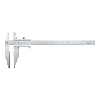 brown and sharpe tesa 00510822 workshop vernier caliper with knife-edge external jaws metric