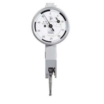 brown and sharpe tesa 01810409 inch lever type dial test indicator long travel