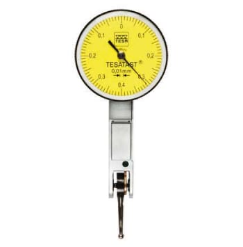 brown and sharpe tesa 01820006 inch lever type dial test indicator short travel