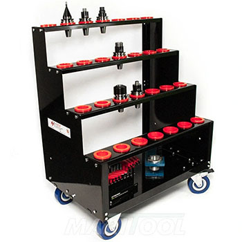 Uratech UTT-40000 HSK 25 E CNC Tool Cart 1400 Lbs Capacity