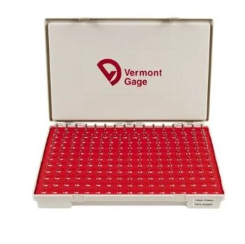 vermont gage 102300200 standard class zz pin gage set steel 1.31-4.99mm range plus tolerance